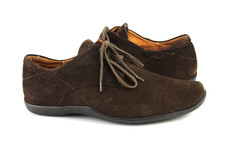 Think Gr.43 Herren Halbschuhe Schnürschuhe  Slipper Wildleder Braun  J 811