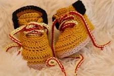 Baby-Schühchen Gehäkelt