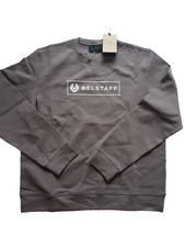 Belstaff sweatshirt Herren grau box logo*Gr.3XL*NEU*
