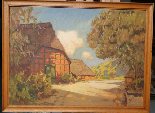 ölbild altes land - altes,