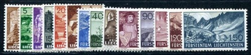 Liechtenstein 1937 156 169 - liechtenstein, 156-169
