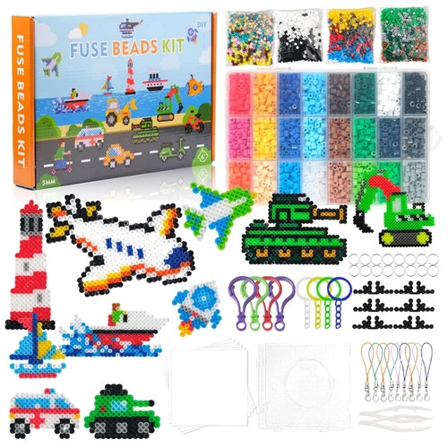 Bügelperlen set 9000 stück - 9000,