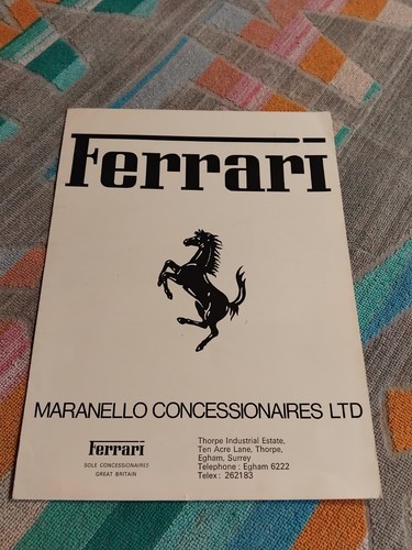Ferrari 512 400 308 - 512,