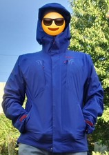 Bergans of Norway * blaue Damen Ski Jacke 1190 Trysil * Gr. L * Windfest Kapuze