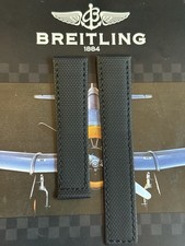 Neu Breitling Schwarz Leinen