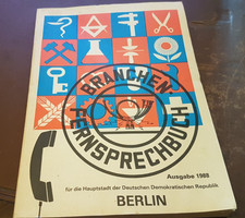 Branchen-Fernsprechbuch für die Hauptstadt der DDR - Berlin - Ausgabe 1988