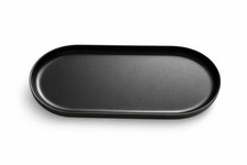 Metall Tablett Schwarz Matt