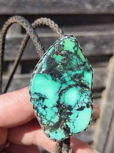 Unique 1950s navajo bolo tie - navajo,