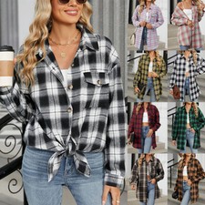 Langärmliges Kariertes