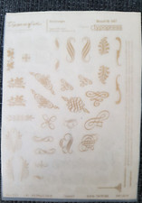 DDR: Typofix Haftdruckabreibfolie Rubbelbilder, Restblatt Nr.: 1607