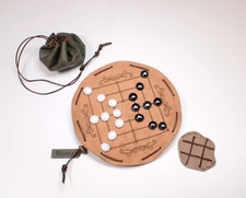 Mühle Spiel im Beutel Grüner