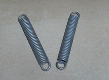 2 Stück Zugfeder, Spiralfeder, Stahlfeder, Federn, 12,5 cm Länge