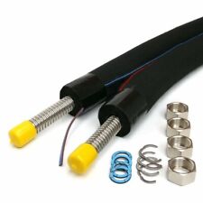 Solarrohr DN20 Edelstahlwellrohr Solarleitung mit 13mm EPDM Isoliert Wellrohr