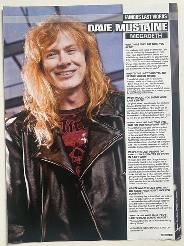 Dave mustaine megadeth - dave,
