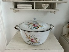 Alte grosseEmaille Terrine