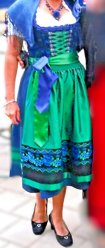 Dirndl tramontana blau - tramontana,