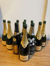 Leere Sektflasche 11er Set