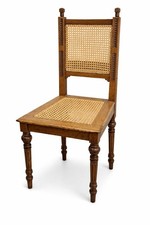 Antiker Holzstuhl mit Wiener