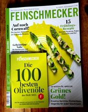 Feinschmecker 6 / 2025 NP 13,90€ Öl Special Olivenöl Cornwell Spargel Focaccia