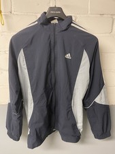 Addidas Trainingsjacke Vintage Gr L Dunkelblau Blau