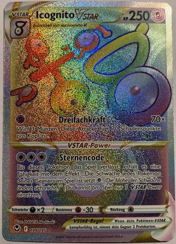 Pokemon icognito vstar rainbow - pokemon,