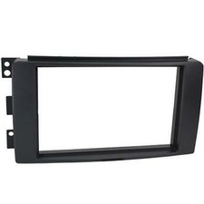 Double ISO radio faceplate