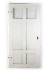 alte Holztür Tür Holz Kassettentür Oberlicht Glas links 206 x 98,5 x 3,3cm