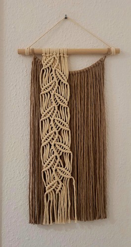 Makramee wandbehang beige - makramee, in