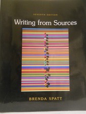 Writing from Sources,Spatt