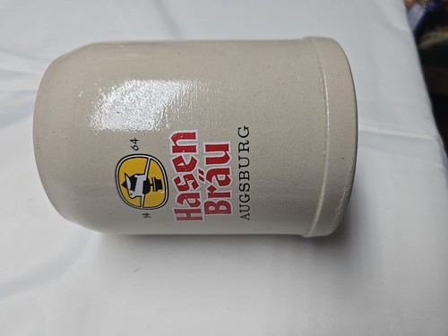 Vintage bierkrug hasenbräu - vintage,
