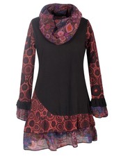 Vishes Damen Langarm Mandala