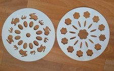 Schablonen für Tortendekoration, Frühling/ Geburtstag/Ostern