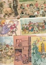 HEINRICH ZILLE .. Bilder + Zeichnungen  --- 15  verschiedene AK ---