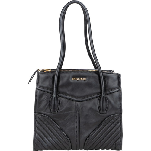 Miu quilted nappa leather - miu,