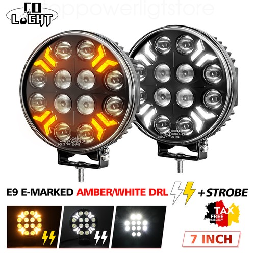 Led fernscheinwerfer mit - 2x,