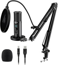 USB Studio Microphone MAONO AU-PM422 192KHZ/24BIT Condenser Set with Microphone 