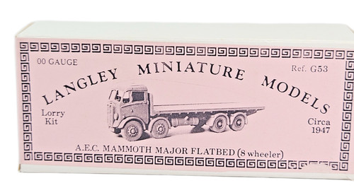 Langley models g53 aec - models, mammoth