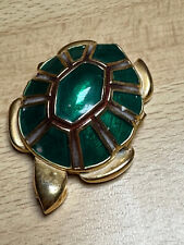 Estee Lauder Schildkröte grün Solid Perfume Dose Cremeparfum Miniatur leer