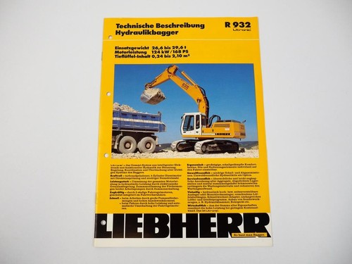 Prospekt liebherr r932 - prospekt,