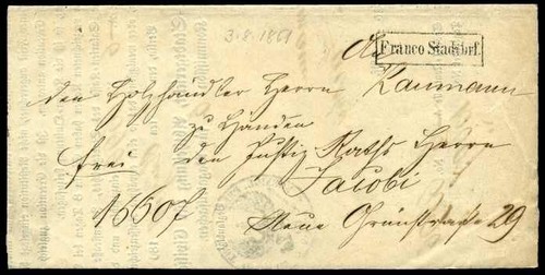 Berliner postgeschichte 1861 - berliner,