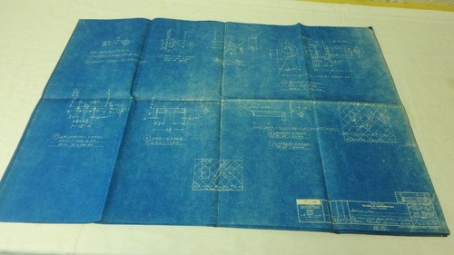 Antik blueprint industrielle - blueprint,