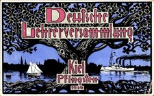 Künstler Ak Hansestadt Kiel