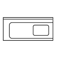 Zulauftisch 1 Becken Anbau