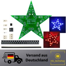 SMD Bausatz Lötset LED Stern Weihnachtsstern rot blau pulsierend