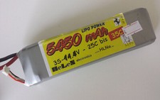 Akkupack Lipo Pack 3S - 11,1V mit 5450mAh - 35C - für  Hubschrauber + Flugzeug
