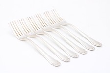 6x Bruckmann 90 Favorite Menügabeln Gabeln versilbert Vintage Länge 19 cm