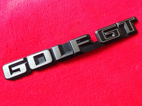 Golf emblem hinten f - 2, gt
