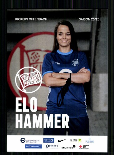 Elo hammer autogrammkarte - hammer,