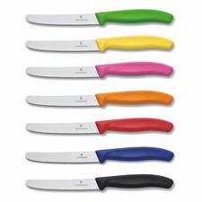 6 x Victorinox Frühstücksmesser Brötchenmesser Universalmesser diverse Farben