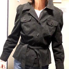 Alkantara Damenkostüm, schwarz, 40/42, Smarti, waschbar, sportlich elegant, €100